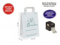 BUSTE IN CARTA MODELLO PIATTINA BIANCA